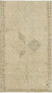 El Dokuma Vintage Halı - 49 cm x 91 cm