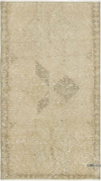 Alfombra Vintage Turca Anudada a Mano - 49 cm x 91 cm