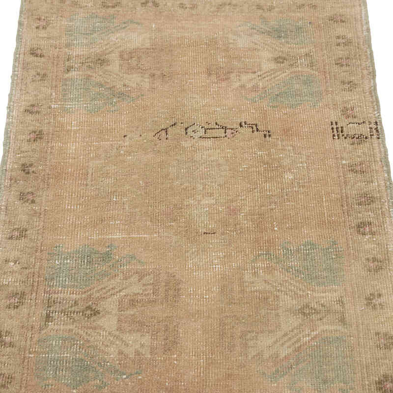 El Dokuma Vintage Halı - 52 cm x 90 cm - K0083496