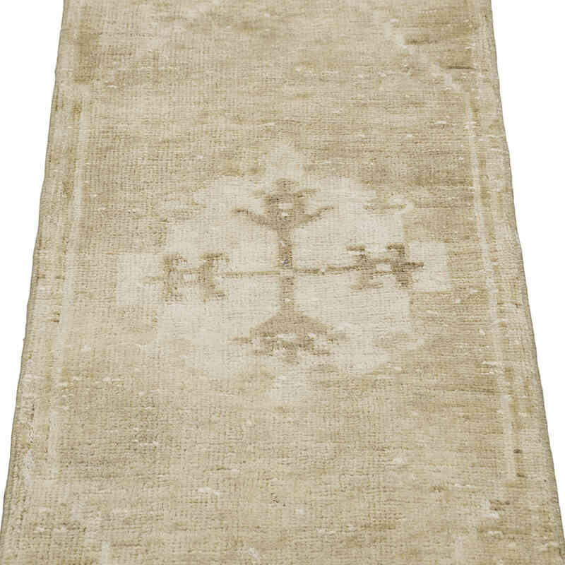 Vintage Turkish Hand-Knotted Rug - 1' 5" x 3' 2" (17" x 38") - K0083500