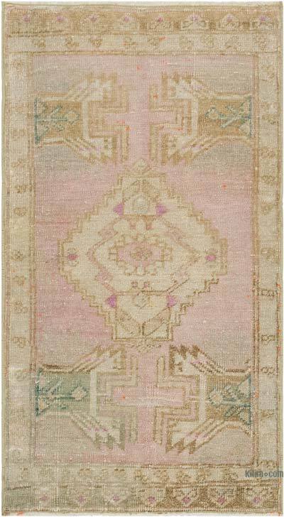 El Dokuma Vintage Halı - 50 cm x 90 cm