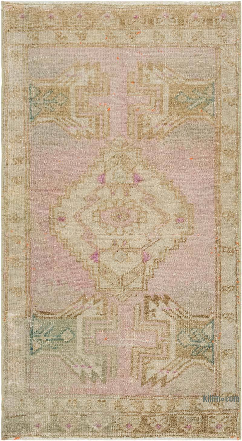 Vintage Turkish Hand-Knotted Rug - 1' 8" x 2' 11" (20" x 35") - K0083501