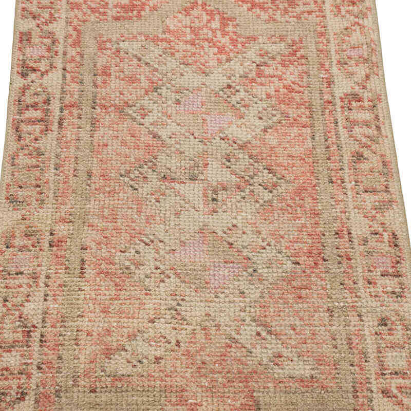 Vintage Turkish Hand-Knotted Rug - 1' 7" x 2' 11" (19" x 35") - K0083502