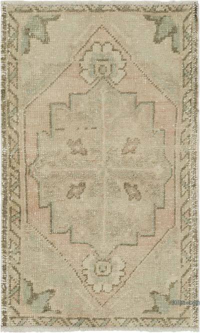 El Dokuma Vintage Halı - 50 cm x 84 cm