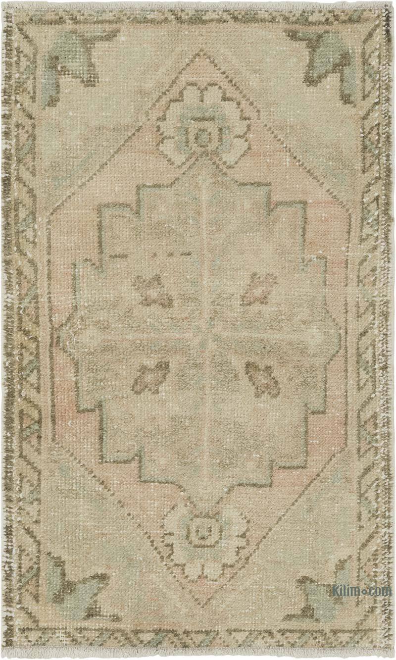 Vintage Turkish Hand-Knotted Rug - 1' 8" x 2' 9" (20" x 33") - K0083505