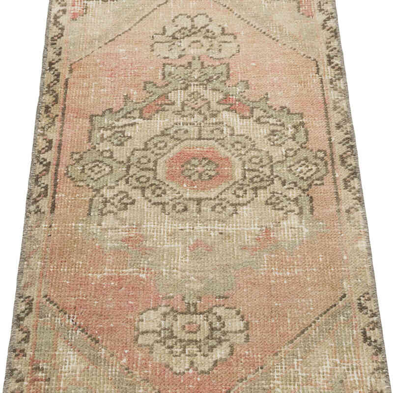 Alfombra Vintage Turca Anudada a Mano - 47 cm x 81 cm - K0083510