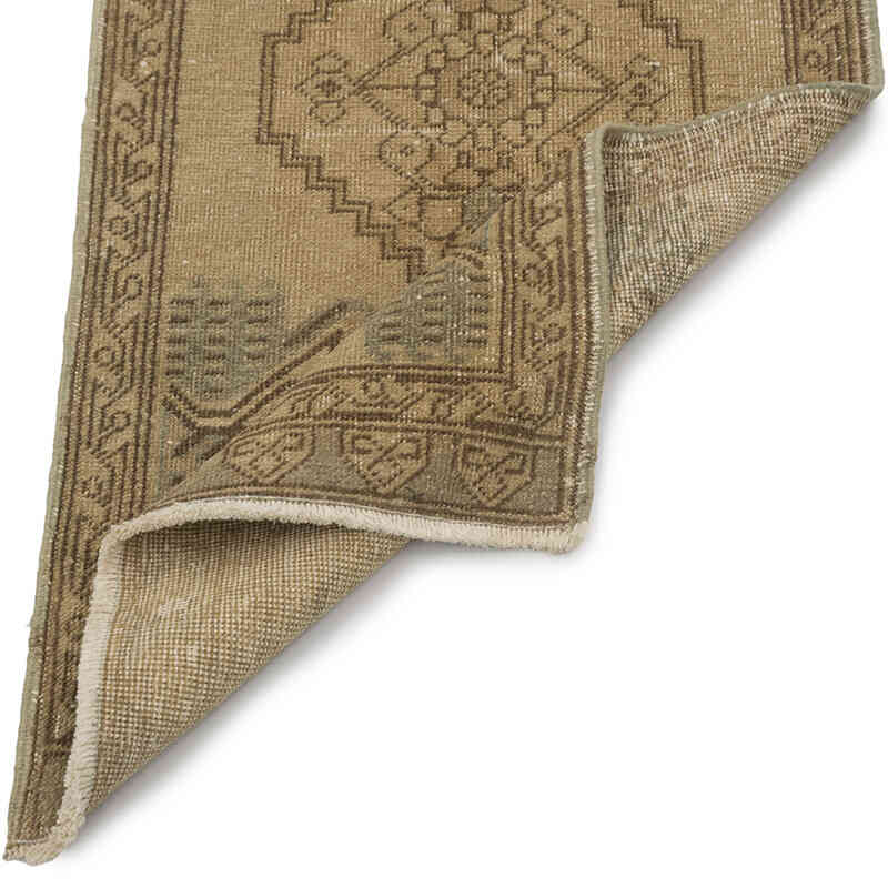 Alfombra Vintage Turca Anudada a Mano - 52 cm x 104 cm - K0083512