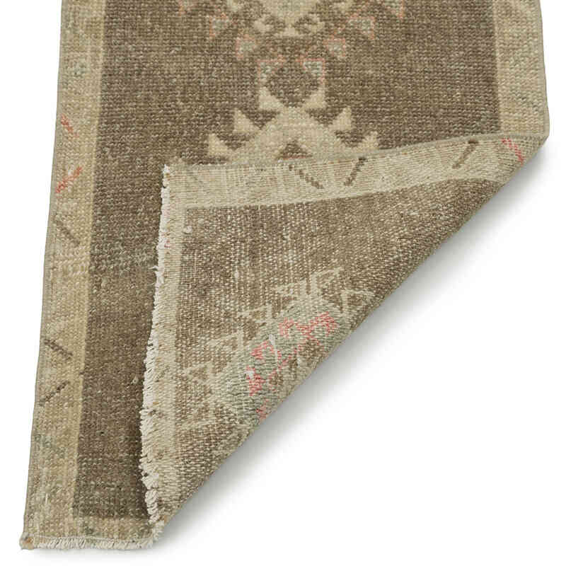Vintage Turkish Hand-Knotted Rug - 1' 5" x 2' 9" (17" x 33") - K0083513