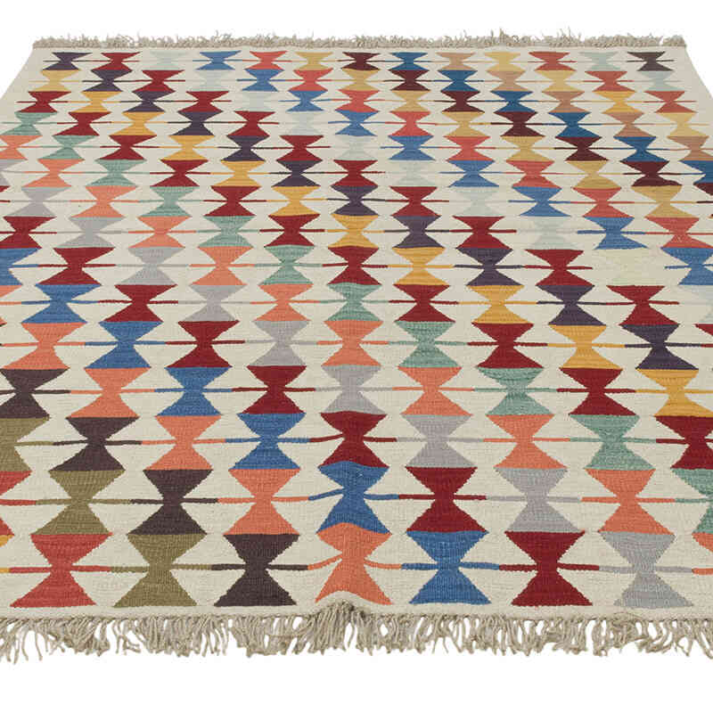 Nueva Alfombra Turca Kilim - 160 cm x 210 cm - K0083522