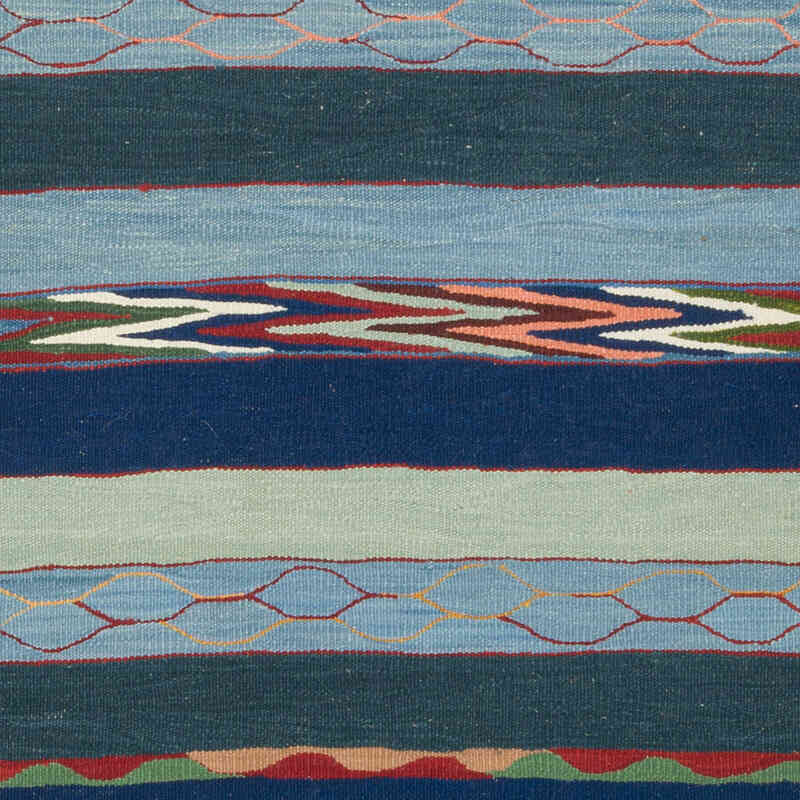 Yeni Kök Boya El Dokuma Yolluk Kilim - 93 cm x 219 cm - K0083523