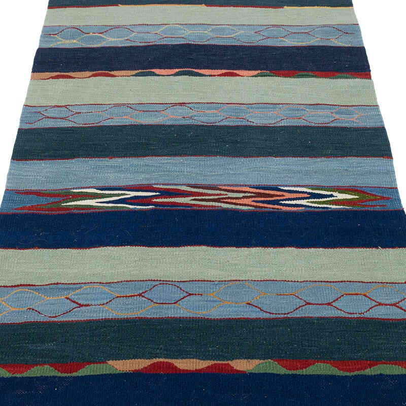 Yeni Kök Boya El Dokuma Yolluk Kilim - 93 cm x 219 cm - K0083523
