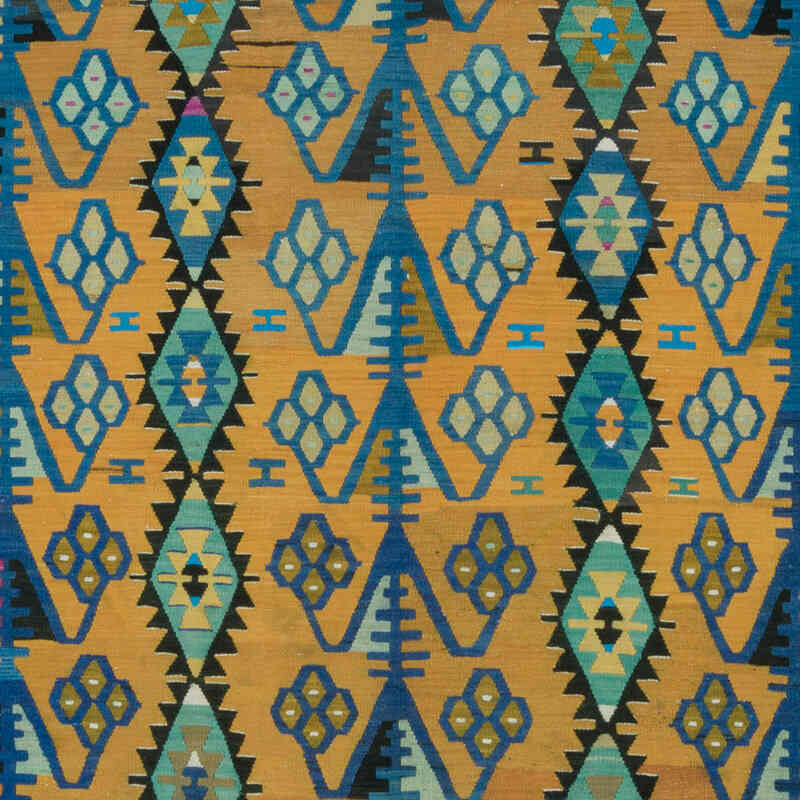 Vintage Denizli Kilim Rug - 5' 7" x 10' 10" (67" x 130") - K0083524