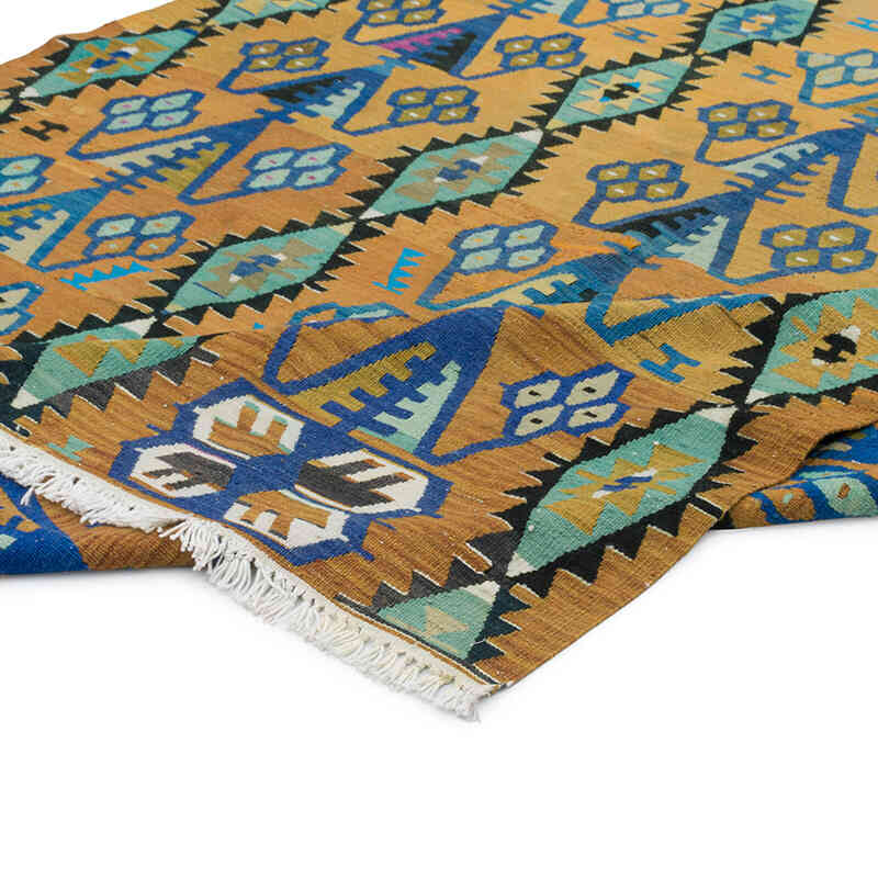 Vintage Denizli Kilim Rug - 5' 7" x 10' 10" (67" x 130") - K0083524