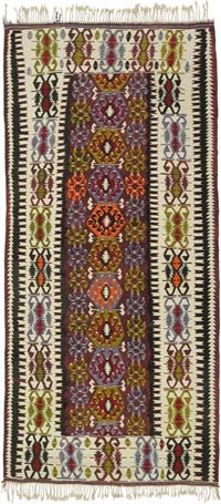 Vintage Antalya Kilim Rug - 6'  x 12' 11" (72" x 155")