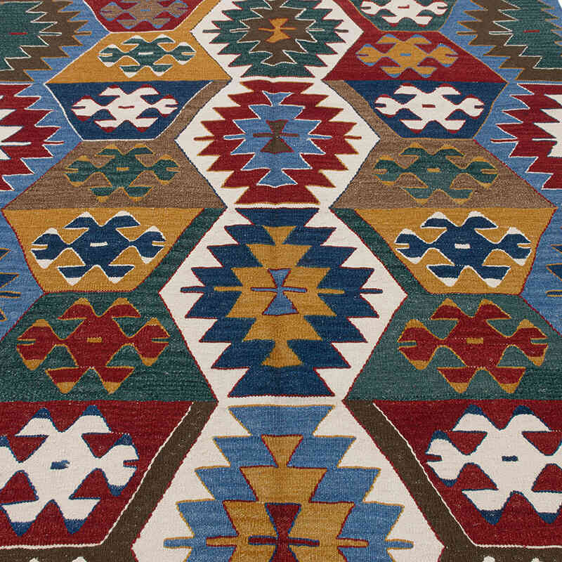 Nueva Alfombra Turca Kilim - 156 cm x 193 cm - K0083528