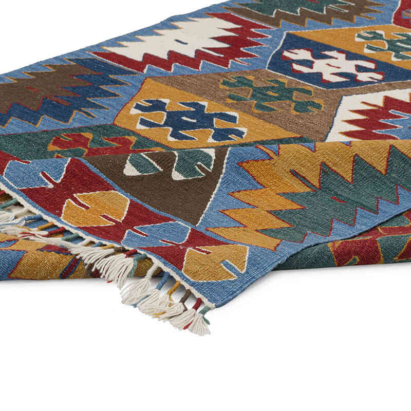Nueva Alfombra Turca Kilim - 156 cm x 193 cm - K0083528