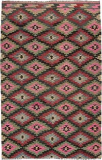 Vintage Mihalic Kilim Rug - 5' 11" x 9' 2" (71" x 110")