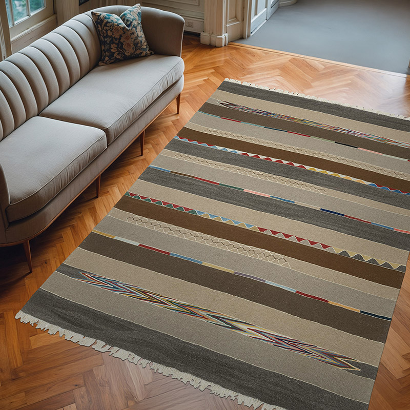 Yeni Kök Boya El Dokuma Kilim - 230 cm x 318 cm - K0083532