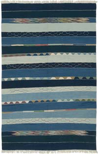 New Handwoven Turkish Kilim Rug - 6' 9" x 10' 4" (81" x 124")