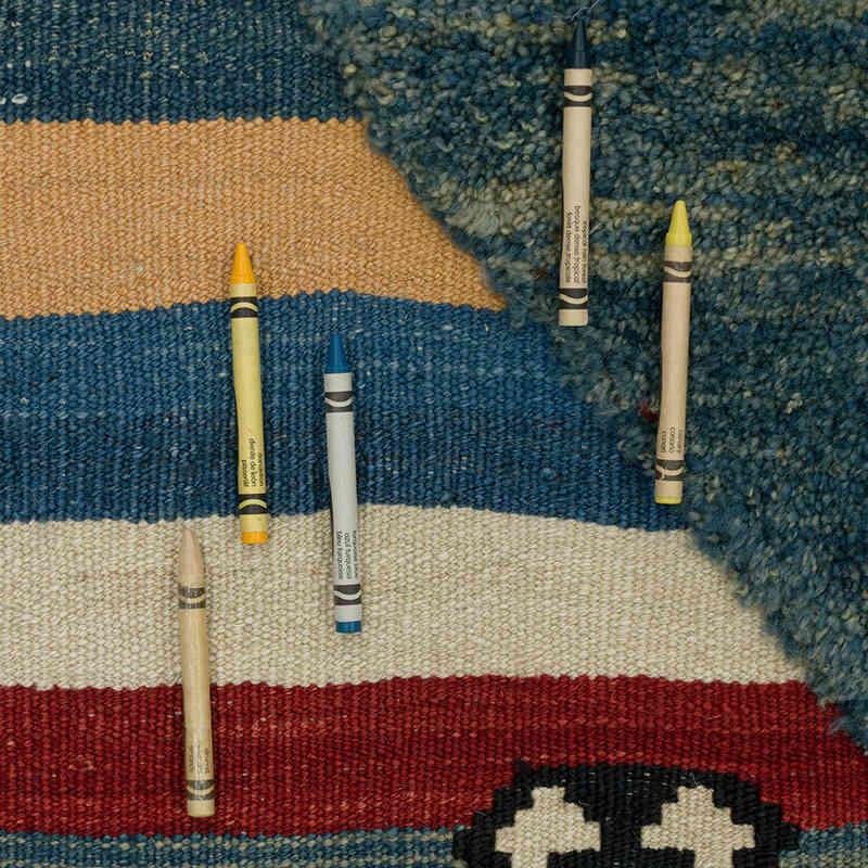 Nueva Alfombra Turca Kilim - 176 cm x 173 cm - K0083541