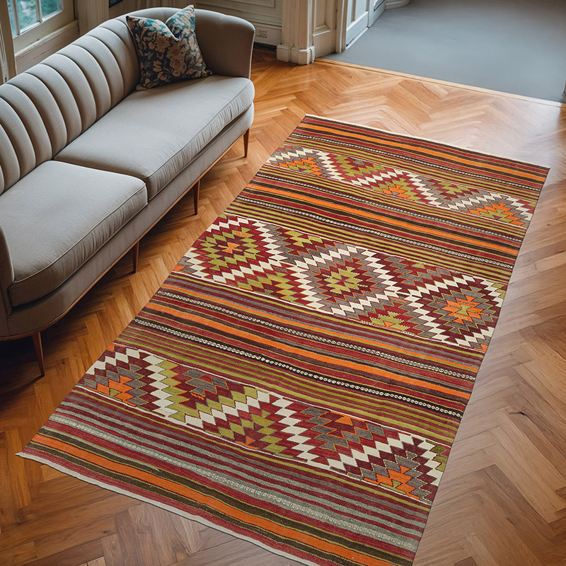 Alfombra Vintage Manisa Kilim - 163 cm x 290 cm - K0083543
