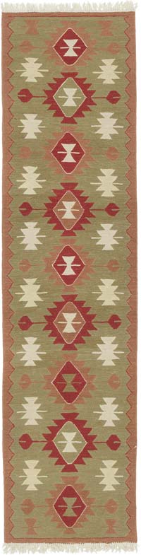 Yeni Kök Boya El Dokuma Yolluk Kilim - 90 cm x 348 cm
