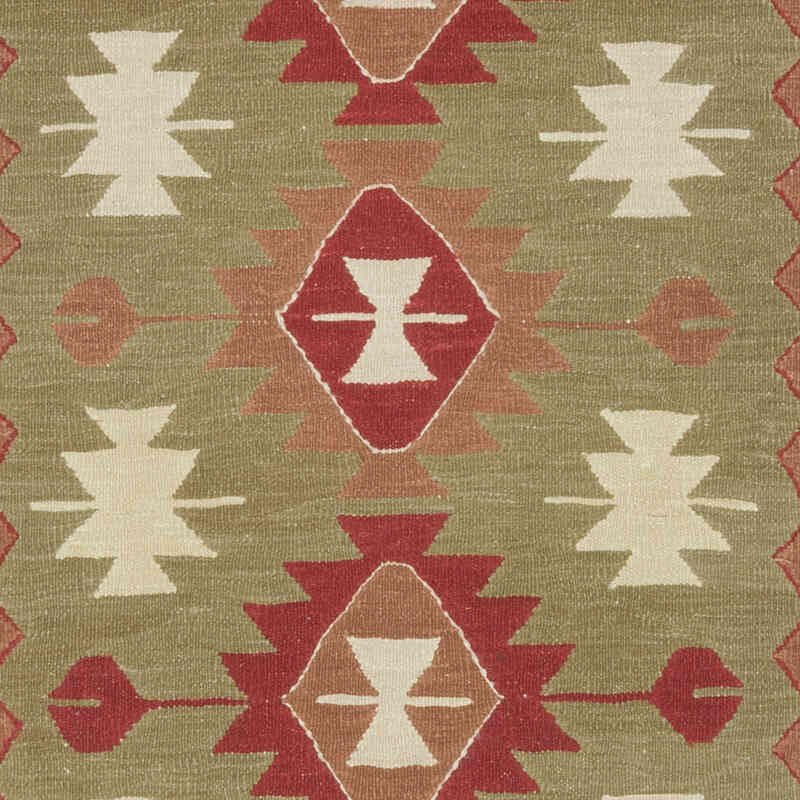 New Handwoven Turkish Kilim Runner - 2' 11" x 11' 5" (35" x 137") - K0083544
