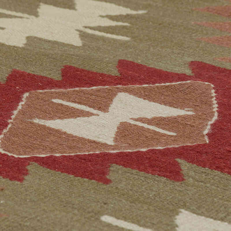 New Handwoven Turkish Kilim Runner - 2' 11" x 11' 5" (35" x 137") - K0083544
