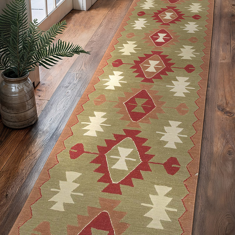 Corredor Nueva Alfombra Turca Kilim - 90 cm x 348 cm - K0083544