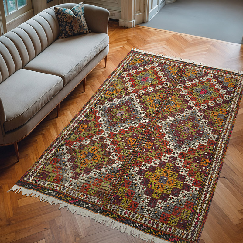 Vintage Anadolu Kilim - 194 cm x 301 cm - K0083545
