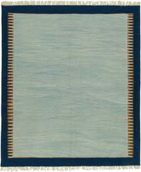 New Handwoven Turkish Kilim Rug - 6' 8" x 7' 9" (80" x 93")
