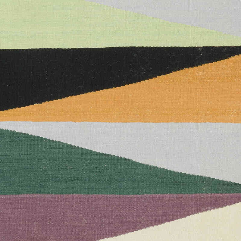 New Handwoven Turkish Kilim Rug - 4' 2" x 7' 9" (50" x 93") - K0083548