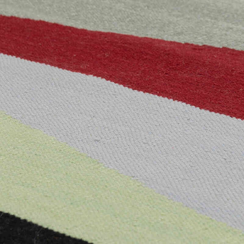 New Handwoven Turkish Kilim Rug - 4' 2" x 7' 9" (50" x 93") - K0083548