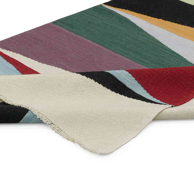 New Handwoven Turkish Kilim Rug - 4' 2" x 7' 9" (50" x 93") - K0083548