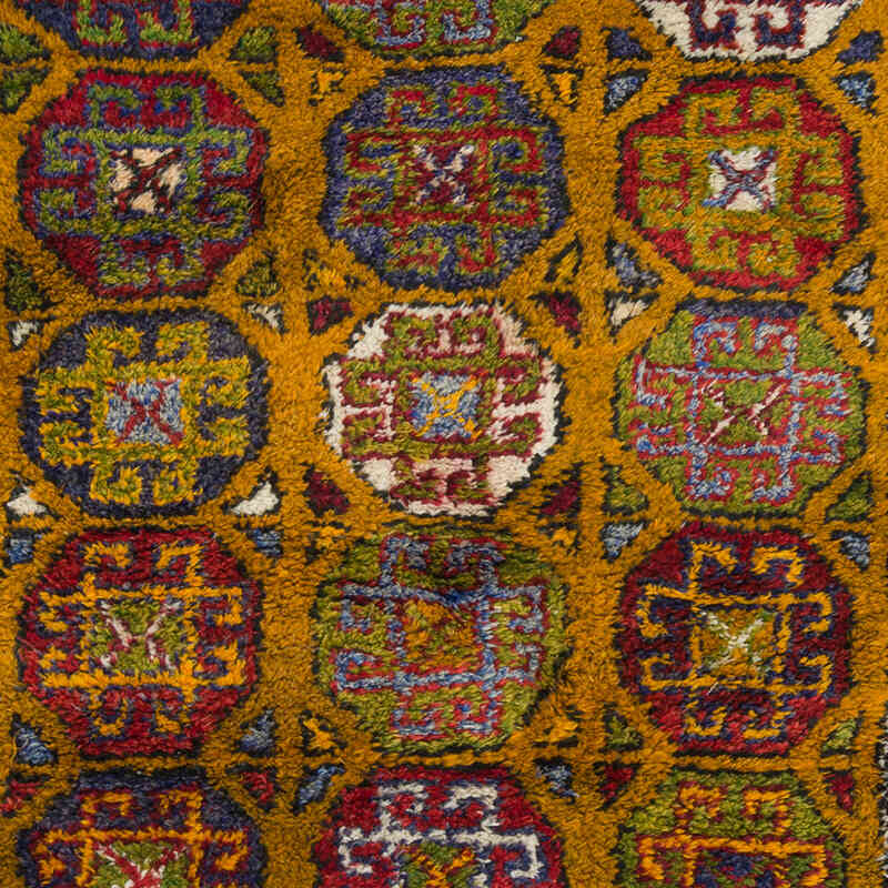 El Dokuma Vintage Halı - 138 cm x 204 cm - K0083551