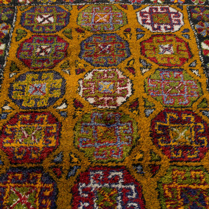 El Dokuma Vintage Halı - 138 cm x 204 cm - K0083551