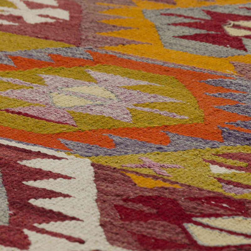 Vintage Tavas Kilim Rug - 6' 1" x 13' 4" (73" x 160") - K0083552