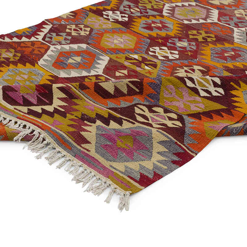 Vintage Tavas Kilim Rug - 6' 1" x 13' 4" (73" x 160") - K0083552