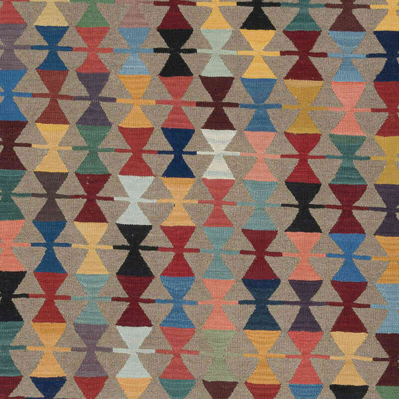 New Handwoven Turkish Kilim Rug - 5'  x 7' 1" (60" x 85") - K0083553