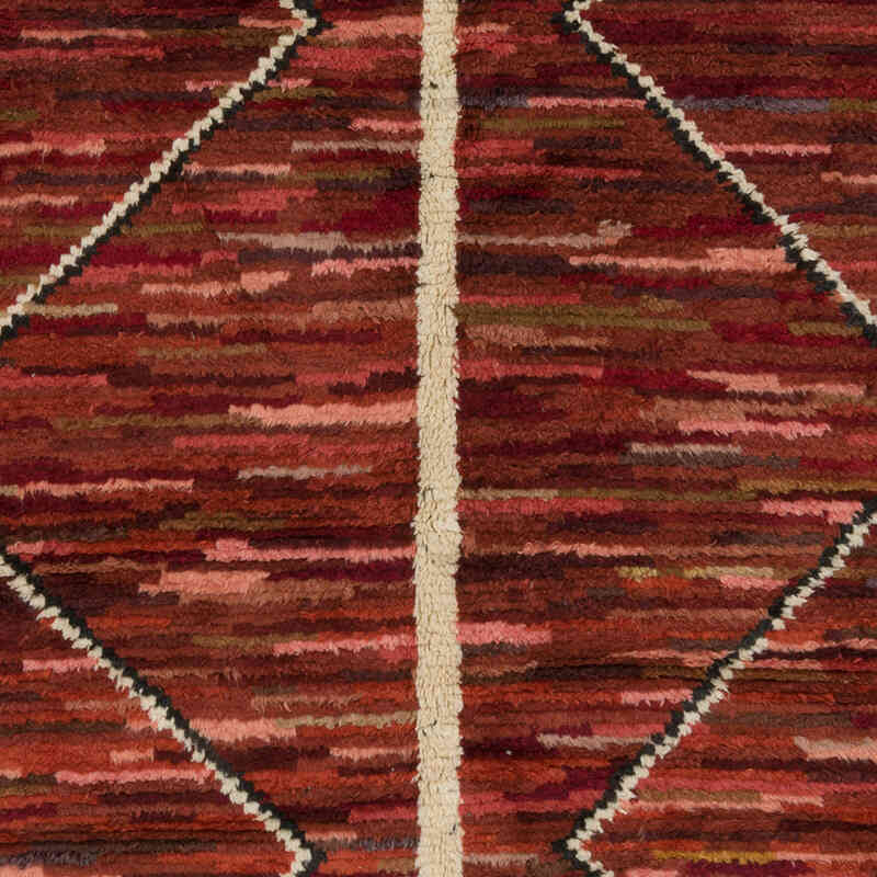 New Moroccan Style Hand-Knotted Tulu Rug - 7' 10" x 10' 4" (94" x 124") - K0083560