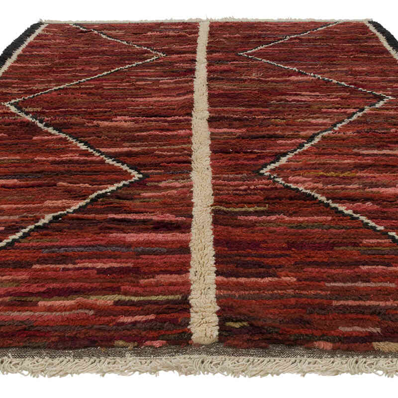New Moroccan Style Hand-Knotted Tulu Rug - 7' 10" x 10' 4" (94" x 124") - K0083560