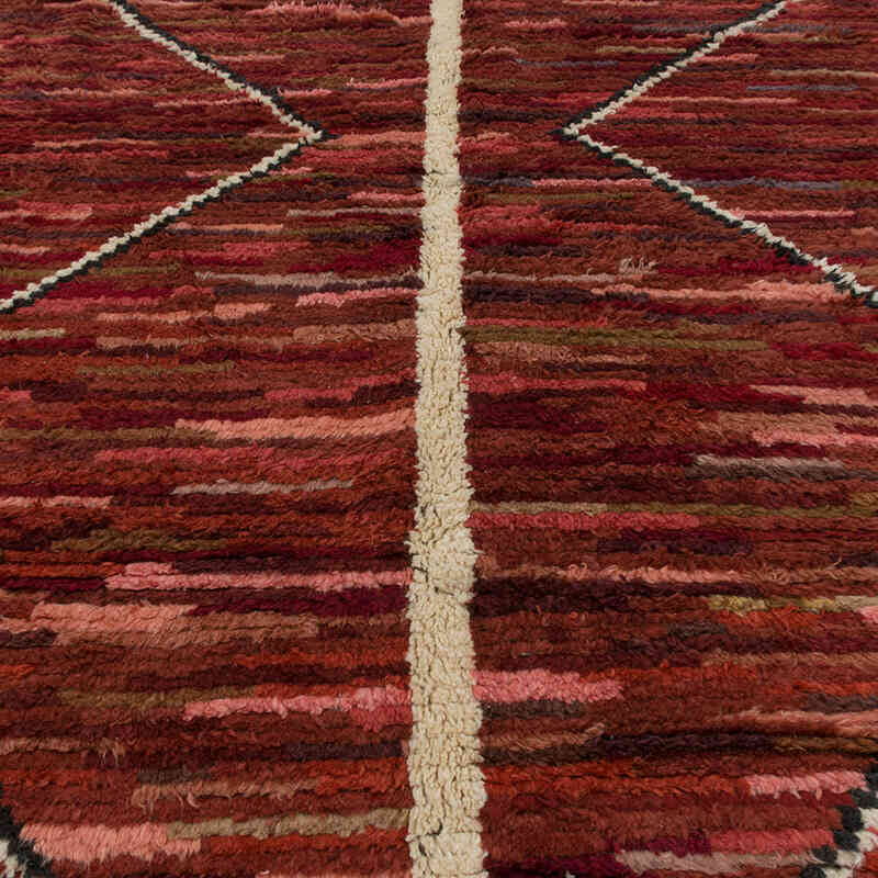 New Moroccan Style Hand-Knotted Tulu Rug - 7' 10" x 10' 4" (94" x 124") - K0083560