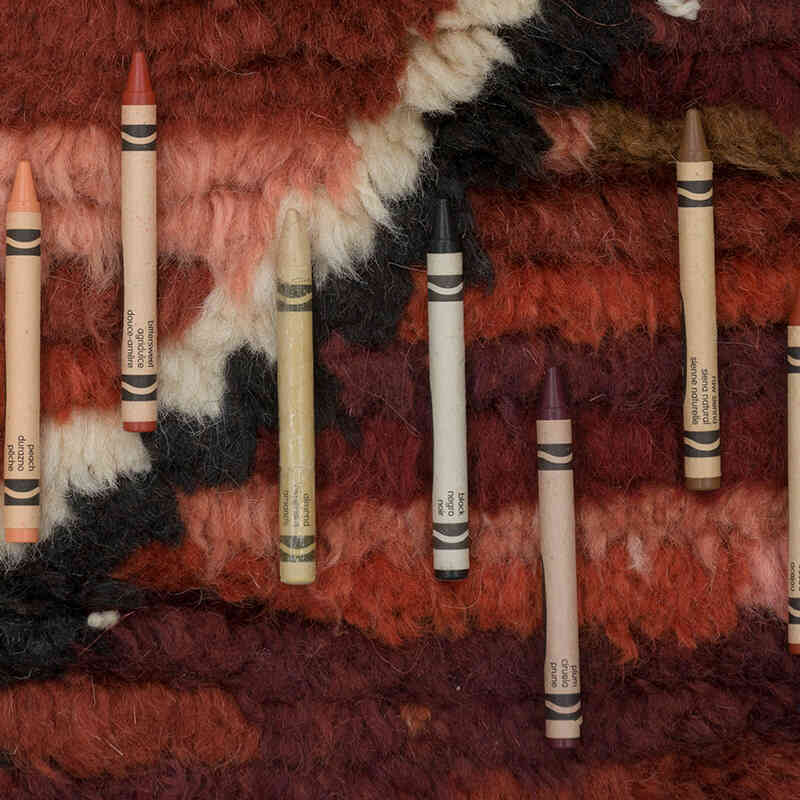 New Moroccan Style Hand-Knotted Tulu Rug - 7' 10" x 10' 4" (94" x 124") - K0083560