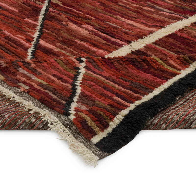 New Moroccan Style Hand-Knotted Tulu Rug - 7' 10" x 10' 4" (94" x 124") - K0083560