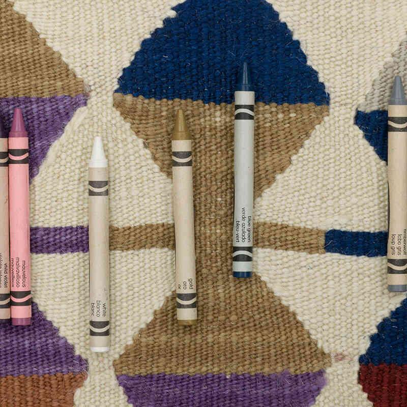 Nueva Alfombra Turca Kilim - 124 cm x 190 cm - K0083561