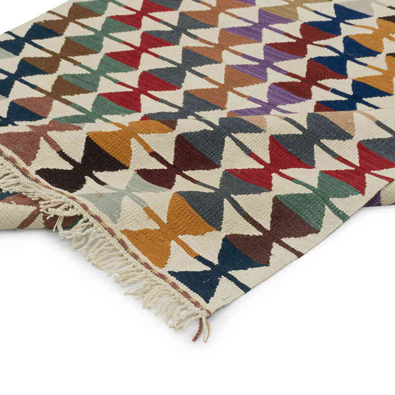 Nueva Alfombra Turca Kilim - 124 cm x 190 cm - K0083561