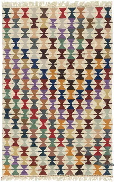 Nueva Alfombra Turca Kilim - 124 cm x 190 cm