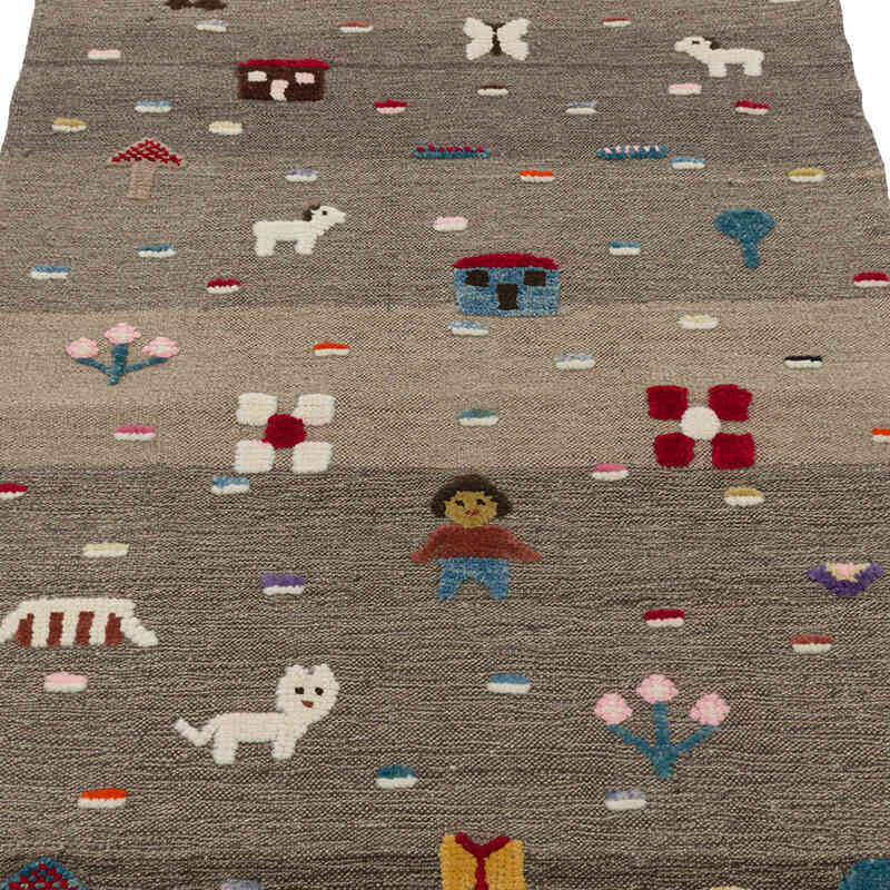 Nueva Alfombra Turca Kilim - 95 cm x 155 cm - K0083562