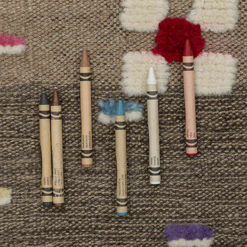 Nueva Alfombra Turca Kilim - 95 cm x 155 cm - K0083562