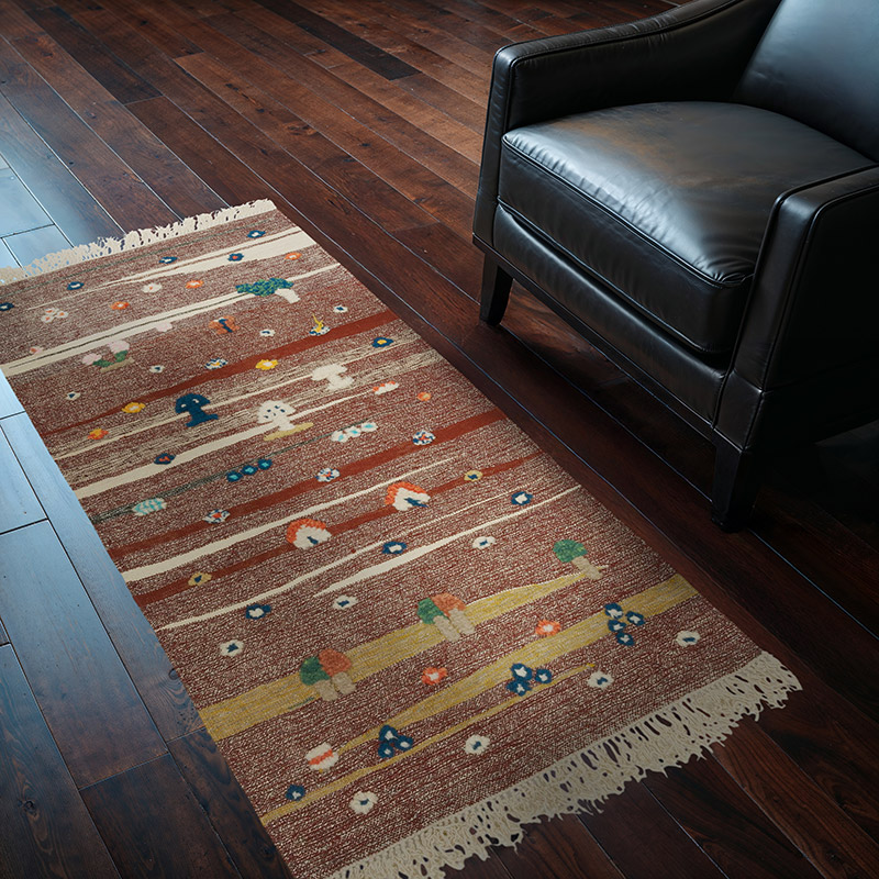 New Handwoven Turkish Kilim Rug - 3' 1" x 5' 4" (37" x 64") - K0083564